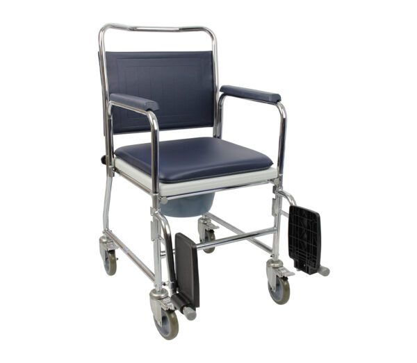 16 Heavy Duty Mobile Commode Chair