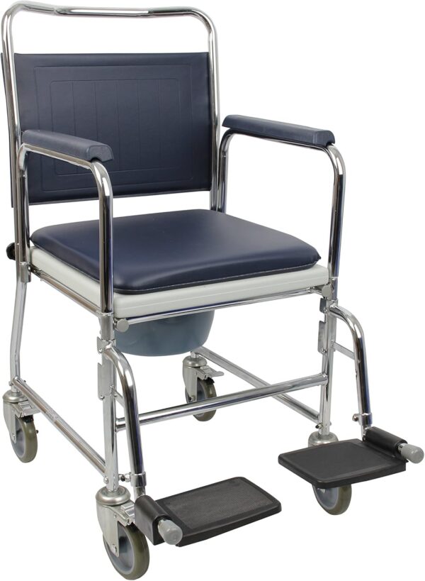 81N2KmSNDIL._AC_SL1500_ Heavy Duty Mobile Commode Chair